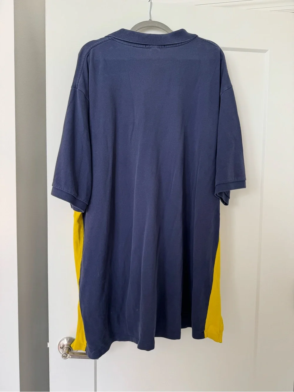 Polo Ralph Lauren Men's Navy & Yellow Two-Tone Polo Shirt - Big & Tall